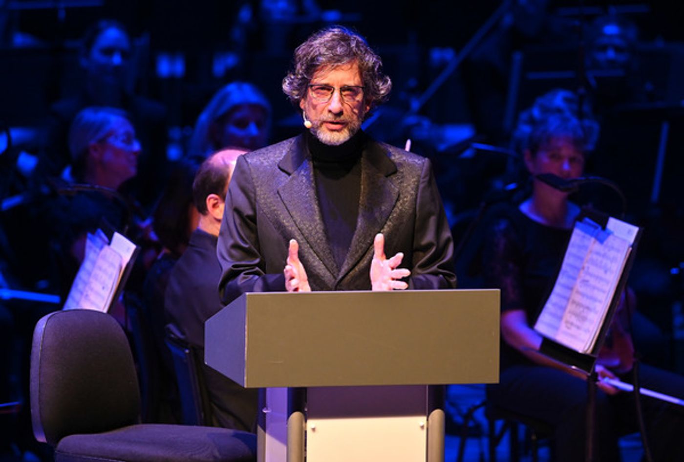 Photo Flash: The BBC Symphony Orchestra Performs Alongside Neil Gaiman at PLAYING IN THE DARK  Image