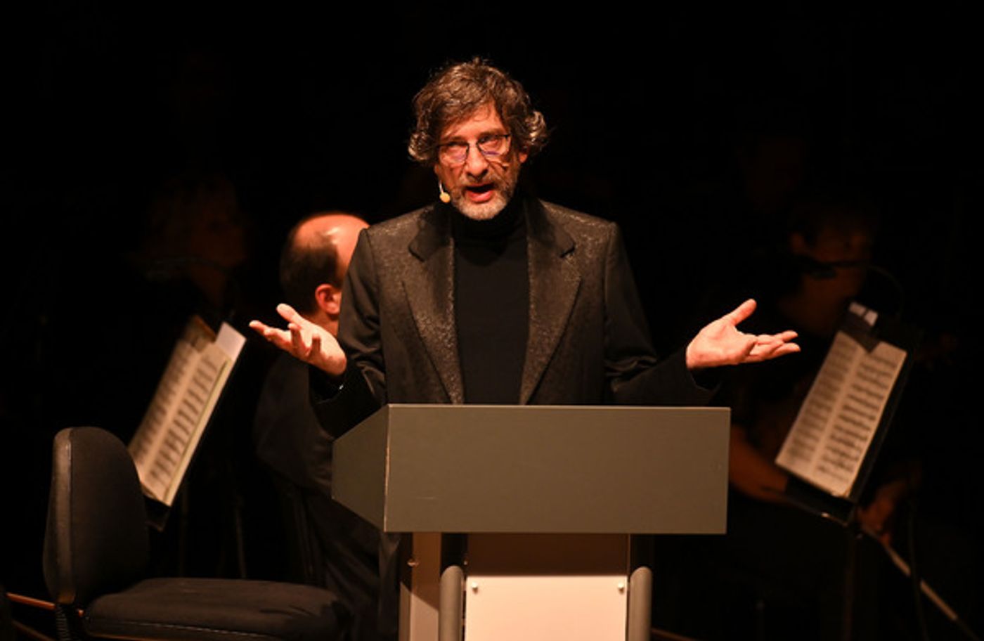 Photo Flash: The BBC Symphony Orchestra Performs Alongside Neil Gaiman at PLAYING IN THE DARK  Image
