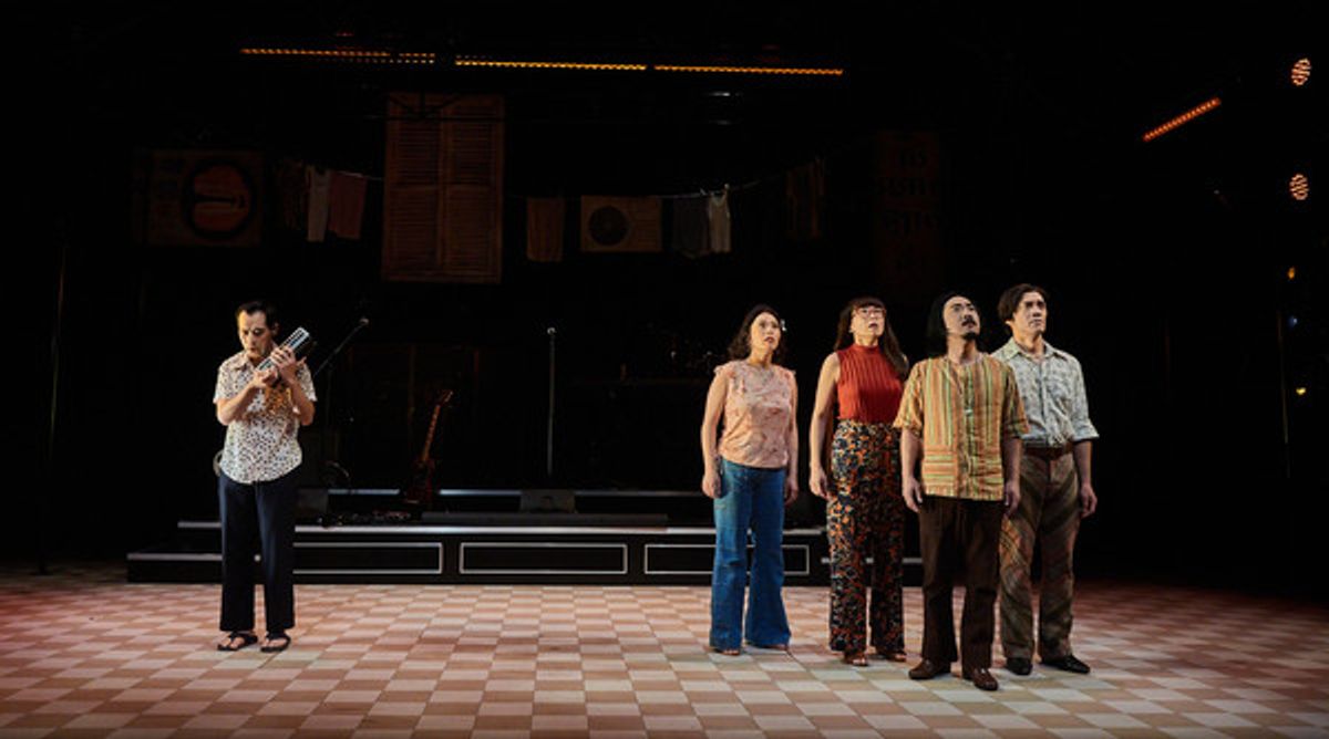 Joe Ngo, Brooke Ishibashi, Jane Lui, Abraham Kim and Moses Villarama  at 