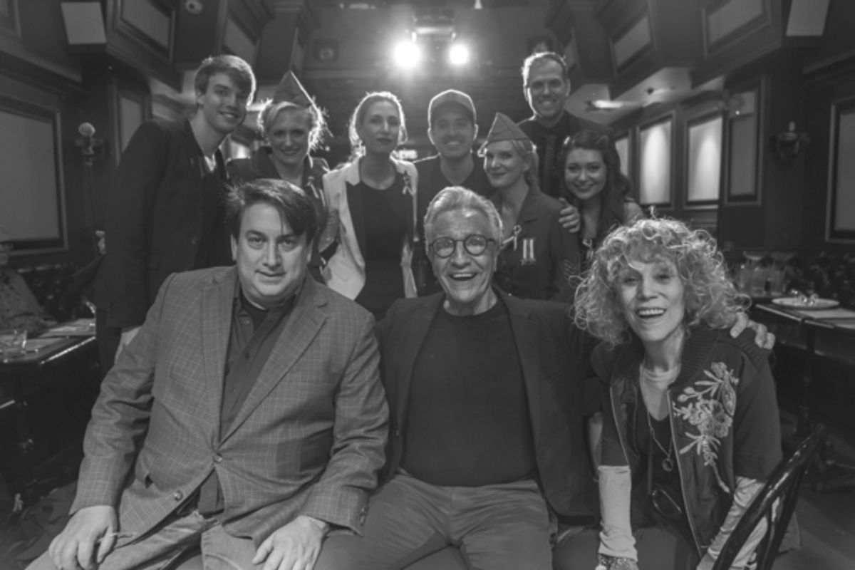 Over Here! leads with original creators:Back row: Mark William, Haley Swindal, Nikka Graff Lanzarone, Will Nunziata, Jessica Hendy, Blake Allen, Dani Apple
Front row: Robert Jason Sherman, Ken Waissman, Carrie Robbins at 