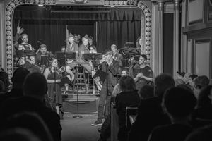 Dani Apple, Mark William
Onstage: Nikka Graff Lanzarone, Jessica Hendy, Haley Swindal Photo