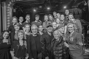 Over Here! Company with the shows original creators
down front: Carrie Robbins ( cost Photo