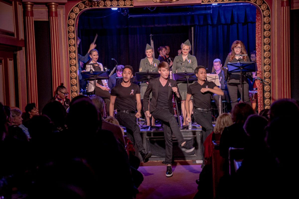  Isaac Phaman Reynolds, Mark William, Gilbert D. Sanchez
Onstage: Nikka Graff Lanzarone, Jessica Hendy, Haley Swindal, Debbie Gravitte at 