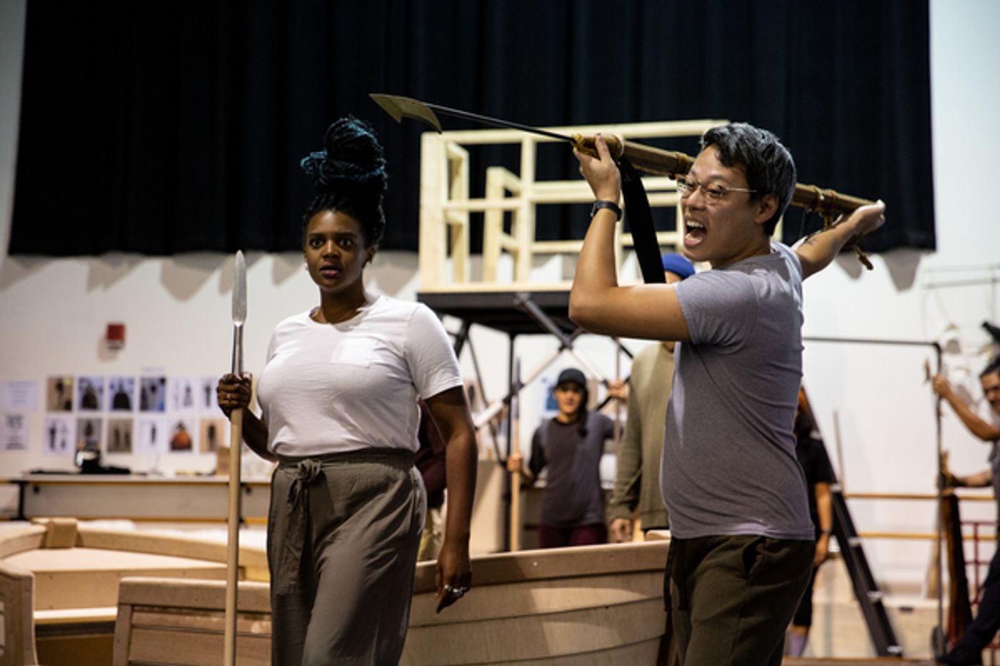 Photo Flash: Inside Rehearsals For MOBY-DICK at ART  Image