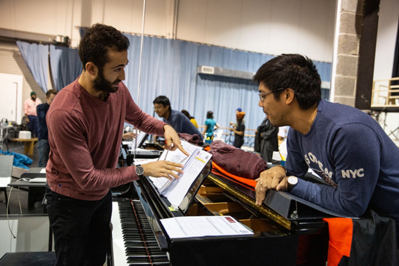 Photo Flash: Inside Rehearsals For MOBY-DICK at ART  Image