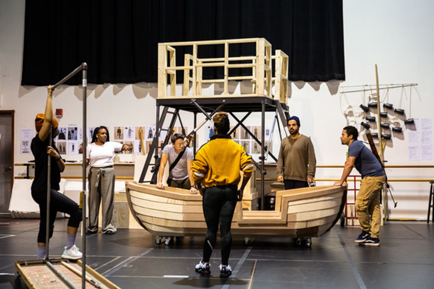 Photo Flash: Inside Rehearsals For MOBY-DICK at ART  Image