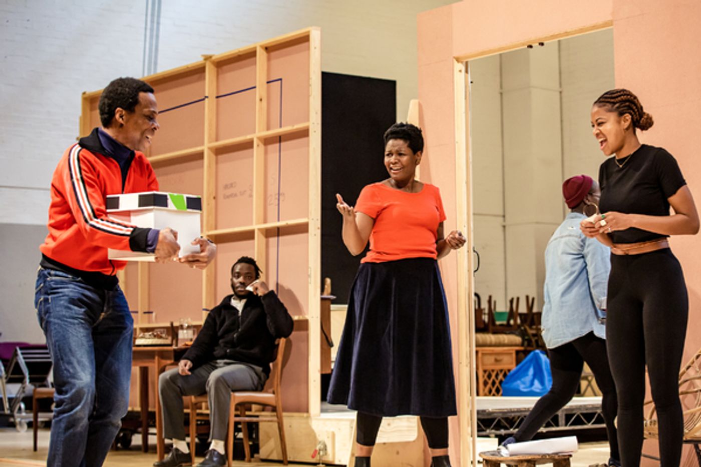 Photo Flash: Take a Look Inside Rehearsals for the National Theatre's THREE SISTERS  Image