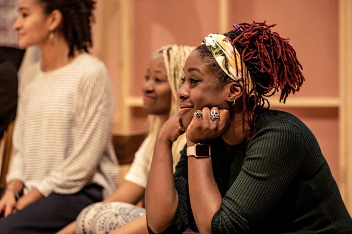 Photo Flash: Take a Look Inside Rehearsals for the National Theatre's THREE SISTERS  Image
