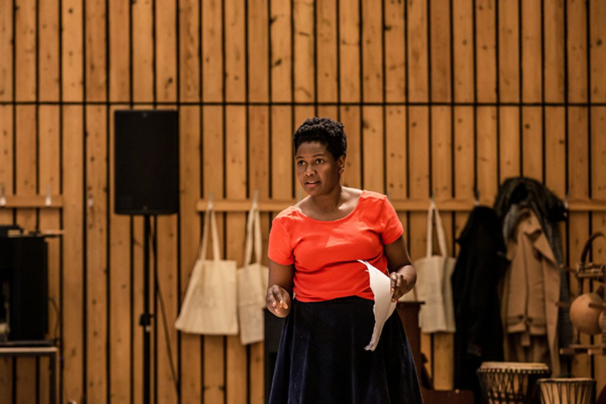 Three Sisters Rehearsal Photos
National Theatre
5th November 2019

By Inua Ellams after Checkov

Director: Nadia Fall
Set and Costume Designer :Katrina Lindsay
Lighting Designer : Peter Mumford
Sound Designer :Donato Wharton
Movement Director : Polly Bennett
Composer : Femi Temowo
Music Director and Vocal Arranger :Michael Henry
Staff Director : Moji Elufowoju

Cast

Ronke Adekouluejo
Adedeji Adetayo
Jonathan Ajayi
Jude Akuwudike
Tobi Bamtefa
Peter BankolÃ©
Anni Domingo
Lola May
Jerome Ngonadi
Sarah Niles
Ken Nwosu
Racheal Ofori
Joseph Ogeleka
Nasa Ohalete
Offue Okegbe
Chloe Okora
Sule Rimi
Natalie Simpson
Diana Yekinni

Â©The Other Richard at 