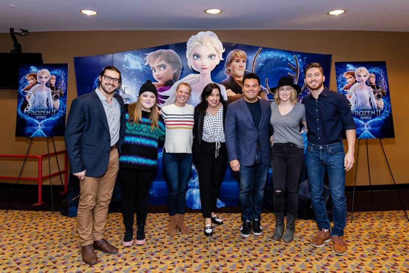 Photo Flash: Broadway Cast of Frozen Attended a Screening of Frozen 2  Image
