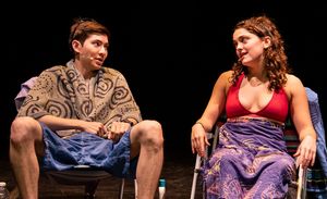 Leonard W. Rose (left) and Hannah Carne (right) in a scene from Tom Attea''s new musi Photo