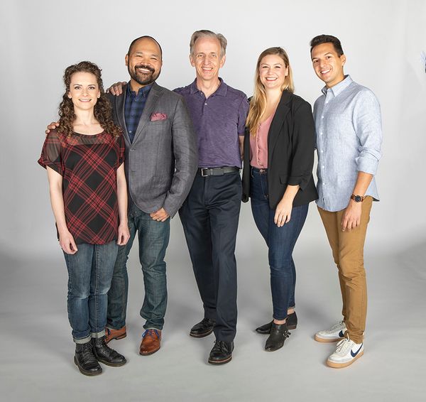 Cathryn Wake, Orville Mendoza, Robert Joy, Jacque Wilke, and Dan Rosales Photo