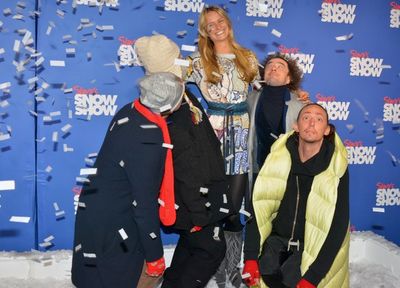 Elena Kurmosova with Robert Saralp, Artem Zhimo, Vanya Polunin and Slava Polunin Photo