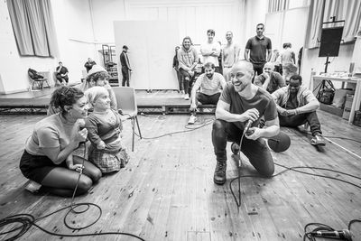 Carla Harrison-Hodge, Kiruna Stamell, James McAvoy Photo