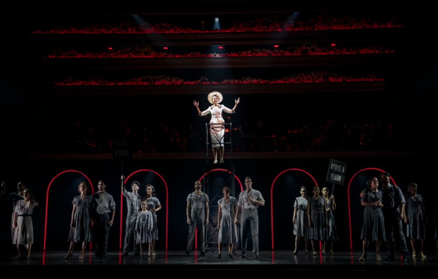 Photo Flash: First Look at NY City Center's EVITA, with Solea Pfeiffer & More!  Image