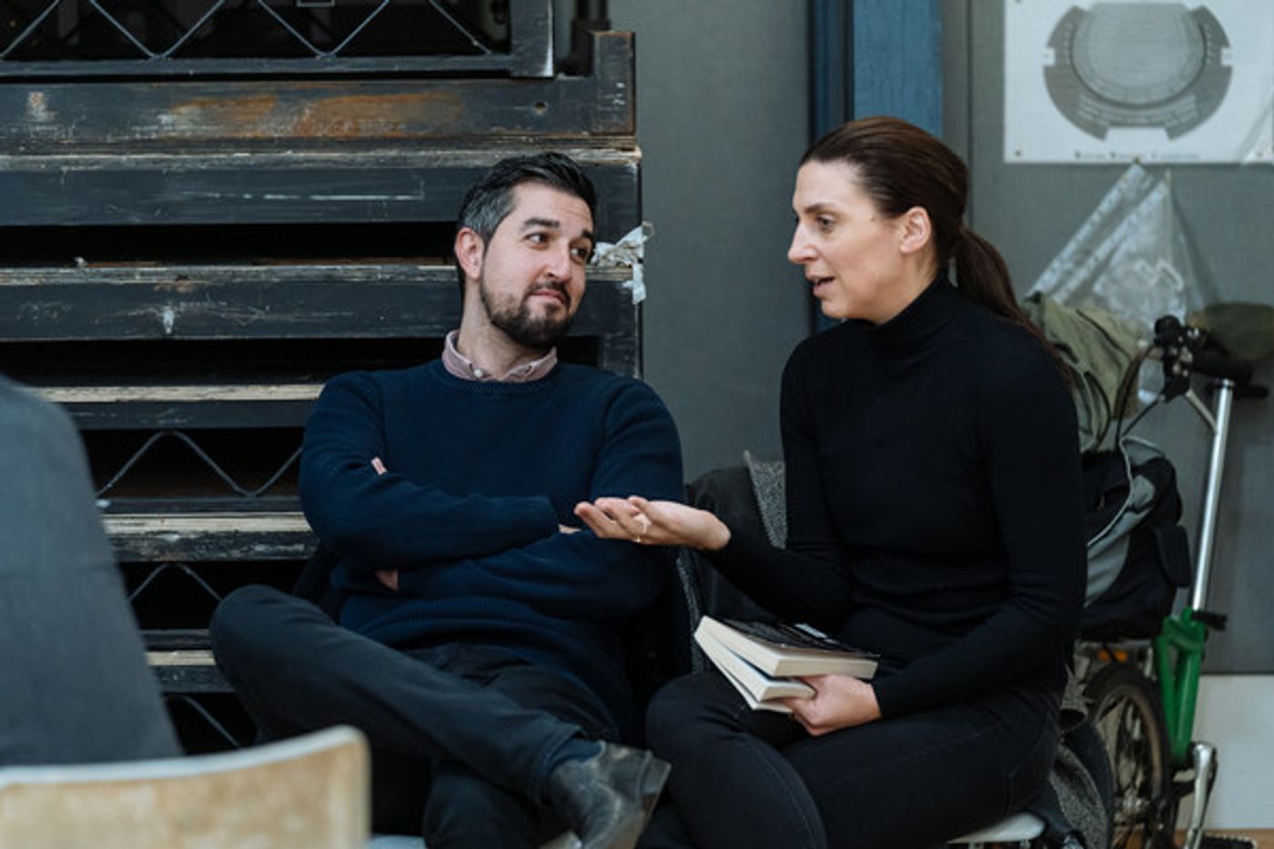 Photo Flash: Inside Rehearsal For RAVENS: SPASSKY VS. FISCHER at Hampstead Theatre  Image