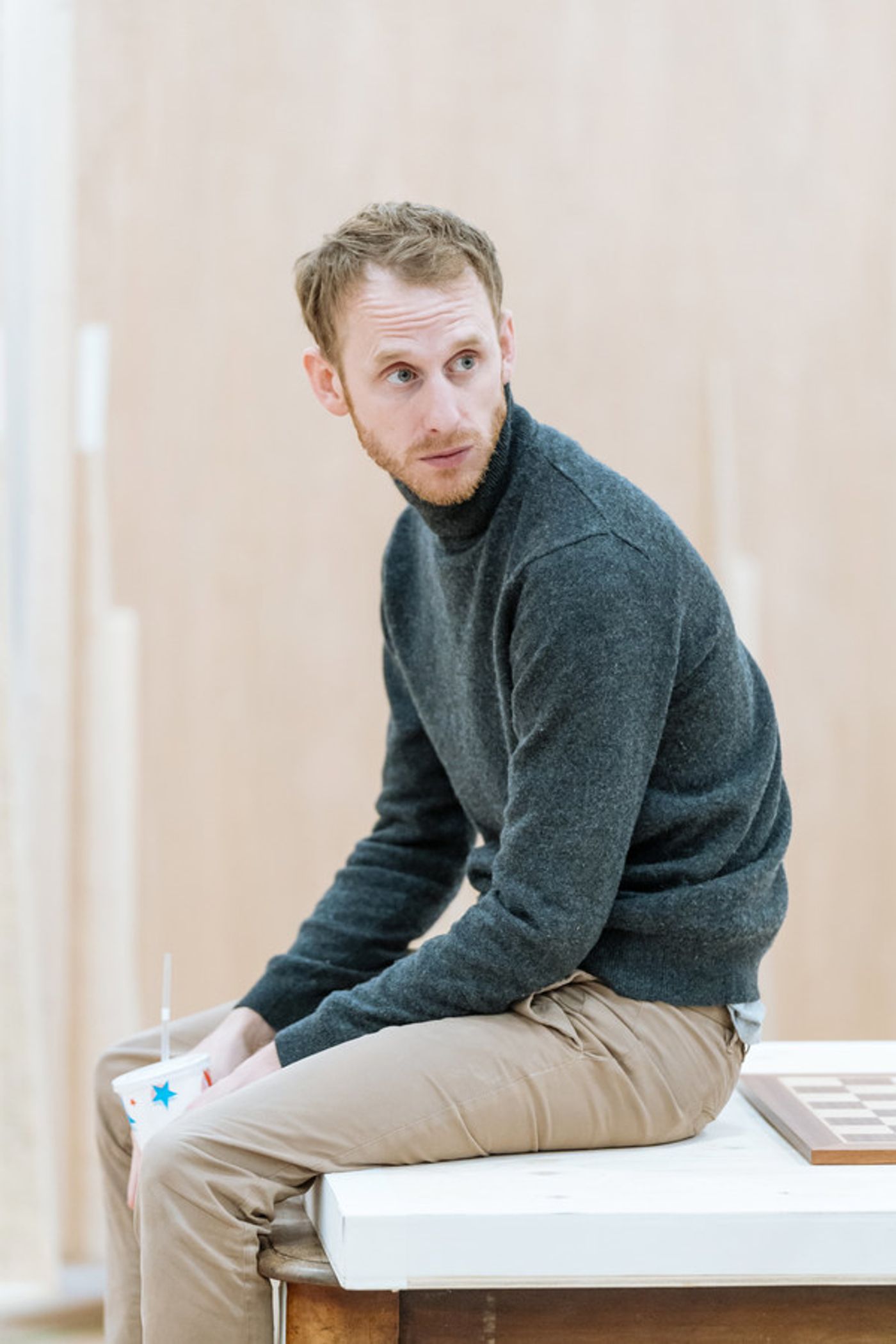 Photo Flash: Inside Rehearsal For RAVENS: SPASSKY VS. FISCHER at Hampstead Theatre  Image