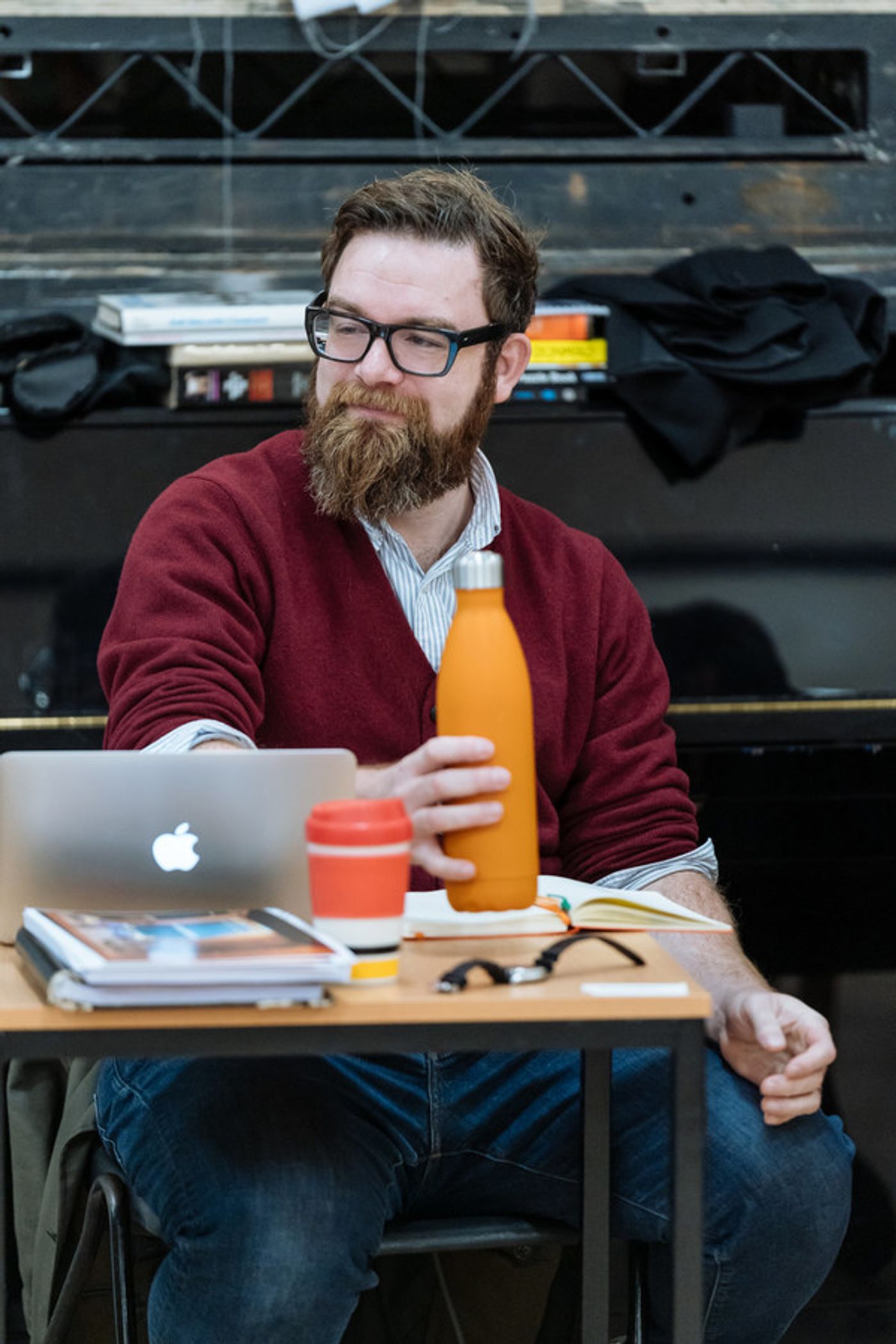 Photo Flash: Inside Rehearsal For RAVENS: SPASSKY VS. FISCHER at Hampstead Theatre  Image