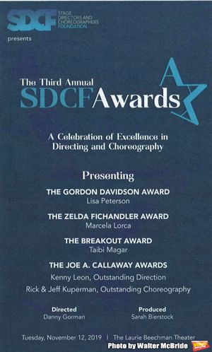The Third Annual SDCF Awards at The The Laurie Beechman Theater on November 12, 2019 in New York City. @ BroadwayWorld The Third Annual SDCF Awards at The The Laurie Beechman Theater on November 12, 2019 Photo