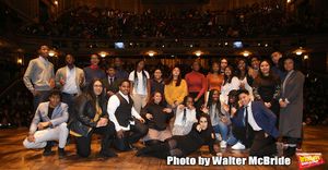 Gabriella Sorrentino with Student performers @ BroadwayWorld Gabriella Sorrentino with Student performers Photo