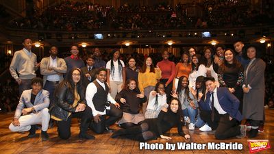 Gabriella Sorrentino with Student performers Photo