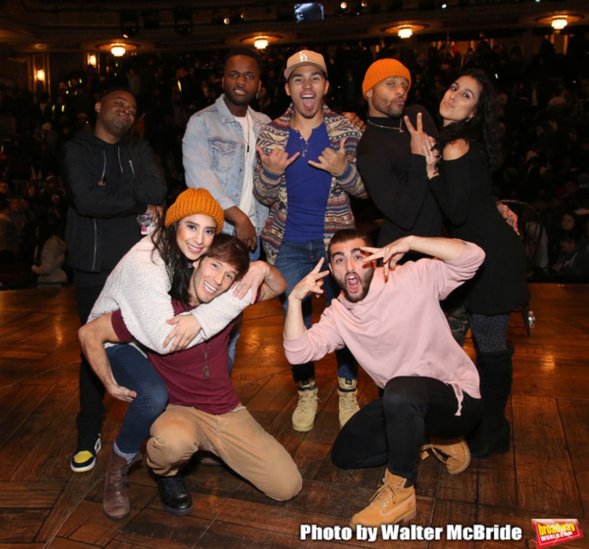 Jimmie â€"JJâ€ Jeter, Lauren Boyd, Deonâ€™te Goodman, Thayne Jasperson, Anthony Lee Medina, Giuseppe Bausitio, Terrance Spencer and Gabriella Sorrentino at 