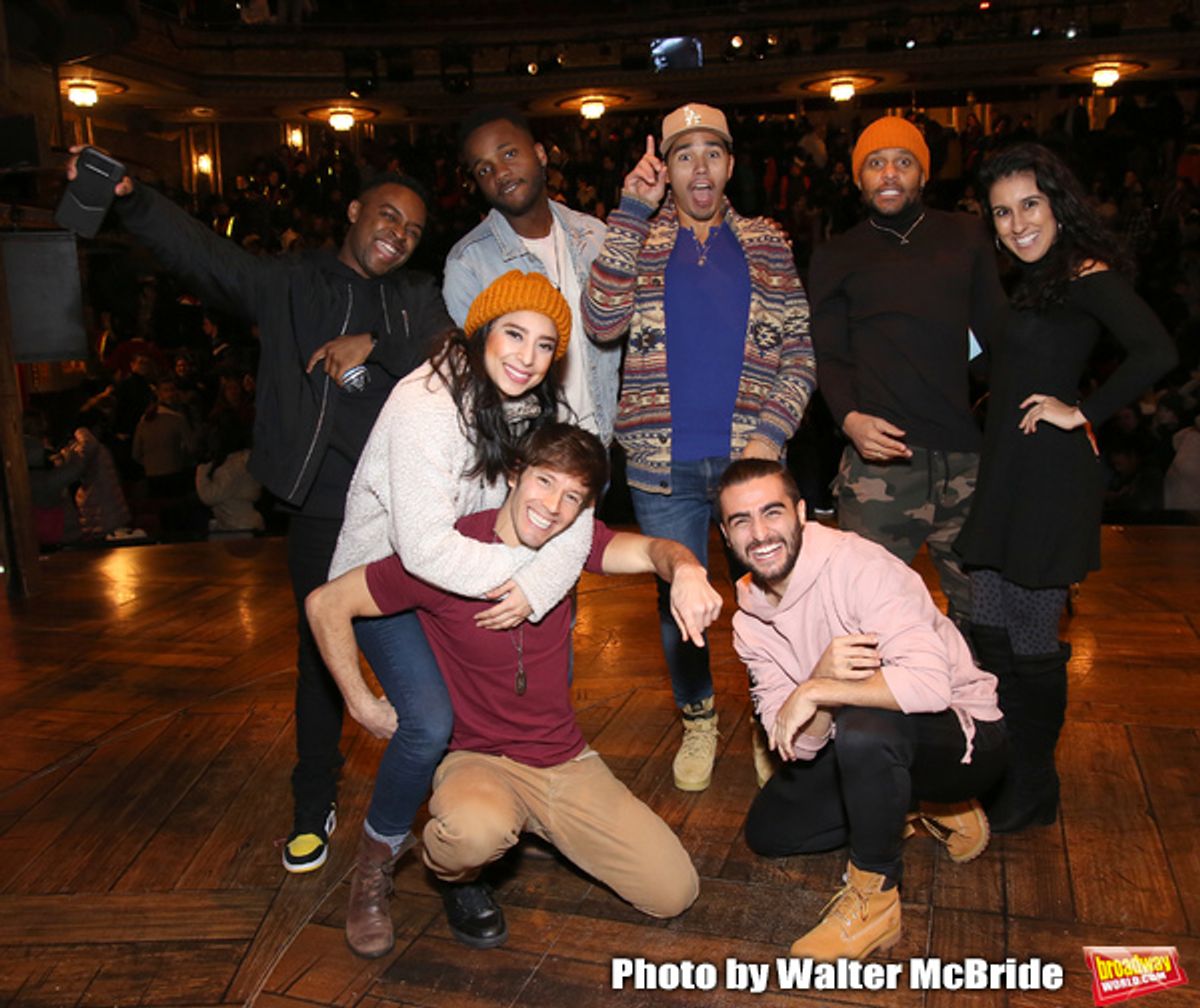Jimmie â€"JJâ€ Jeter, Lauren Boyd, Deonâ€™te Goodman, Thayne Jasperson, Anthony Lee Medina, Giuseppe Bausitio, Terrance Spencer and Gabriella Sorrentino at 