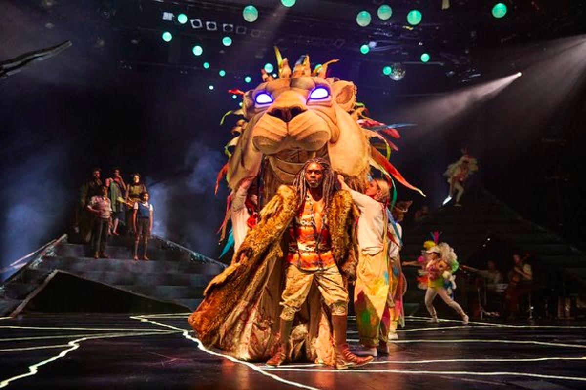 Wil Johnson and the cast at 