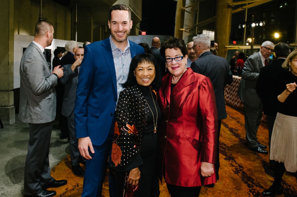 Parker Esse, Baayork Lee, Molly Smith at 