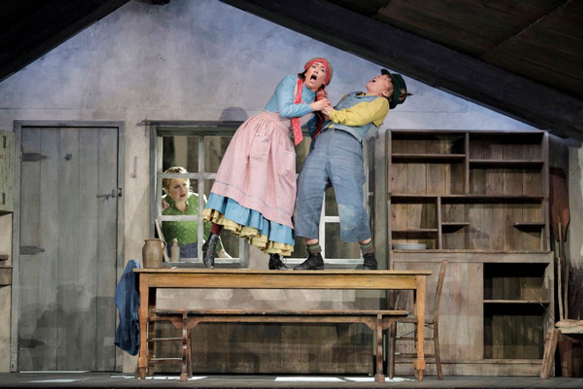 Heidi Stober as Gretel and Sasha Cooke at 