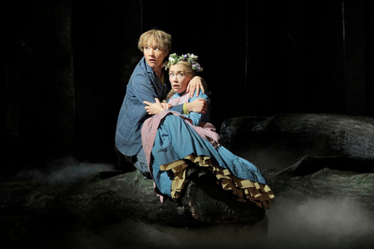 Heidi Stober as Gretel and Sasha Cooke at 
