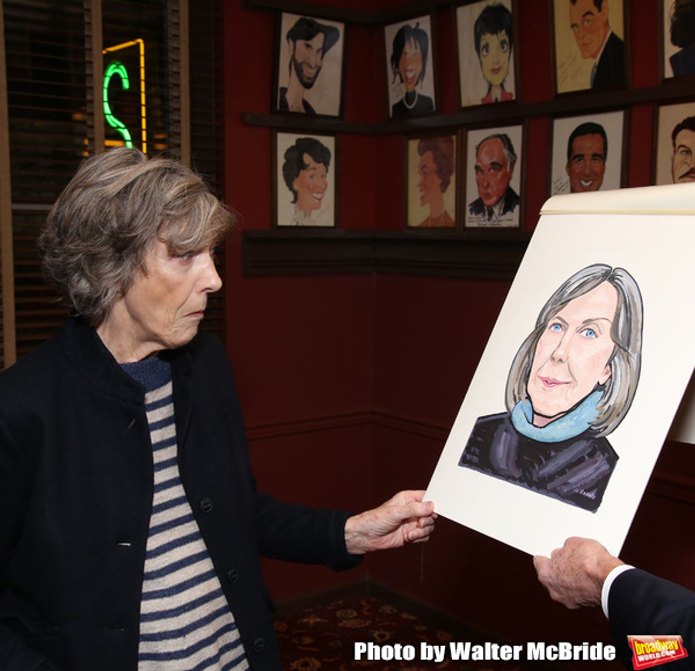 Photo Coverage: Eileen Atkins Receives Portrait at Sardi's  Image