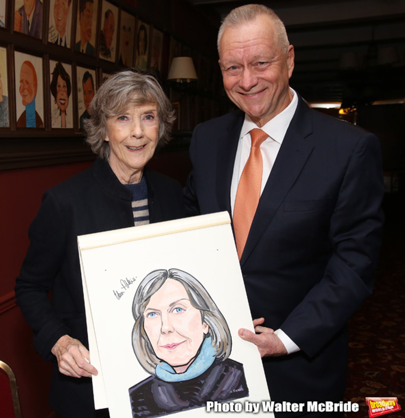 Photo Coverage: Eileen Atkins Receives Portrait at Sardi's  Image