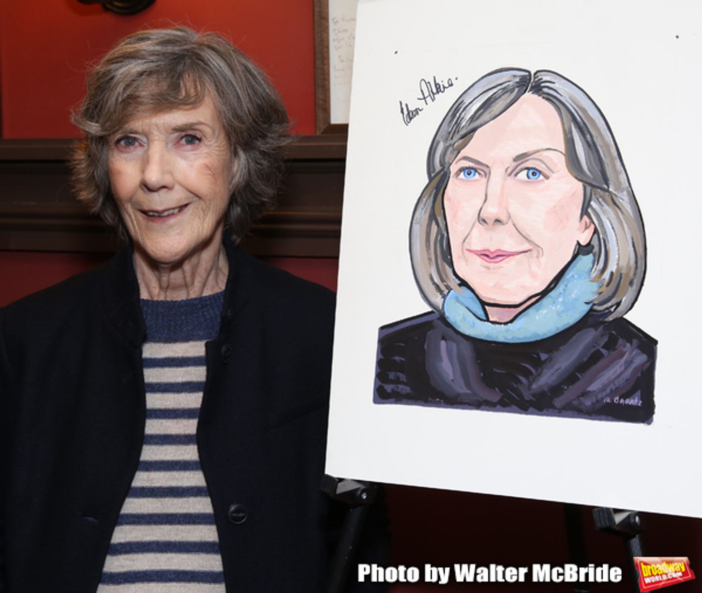 Photo Coverage: Eileen Atkins Receives Portrait at Sardi's  Image