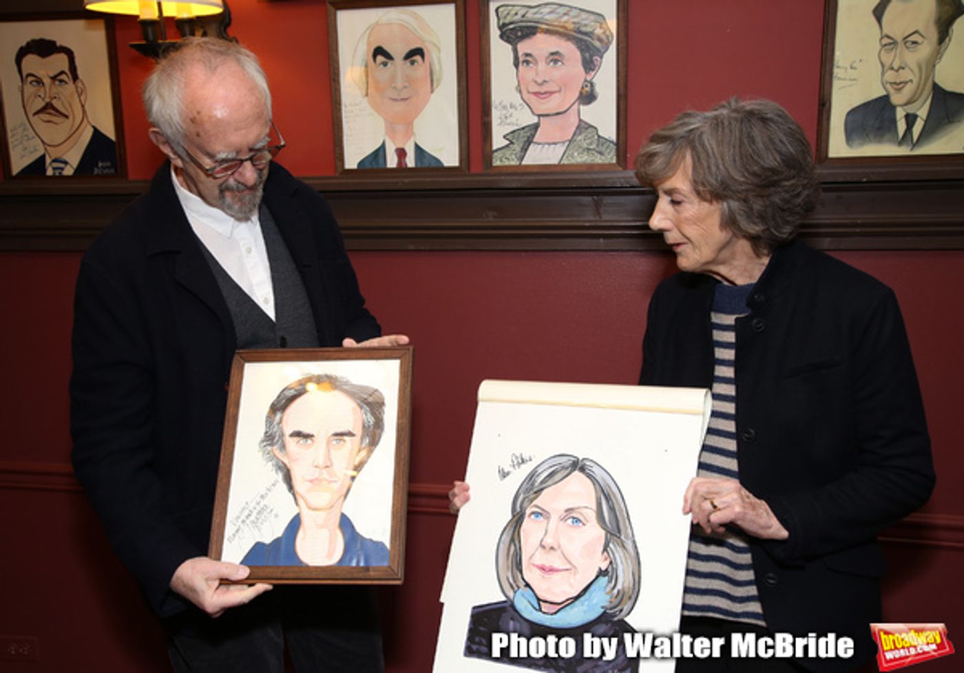 Photo Coverage: Eileen Atkins Receives Portrait at Sardi's  Image