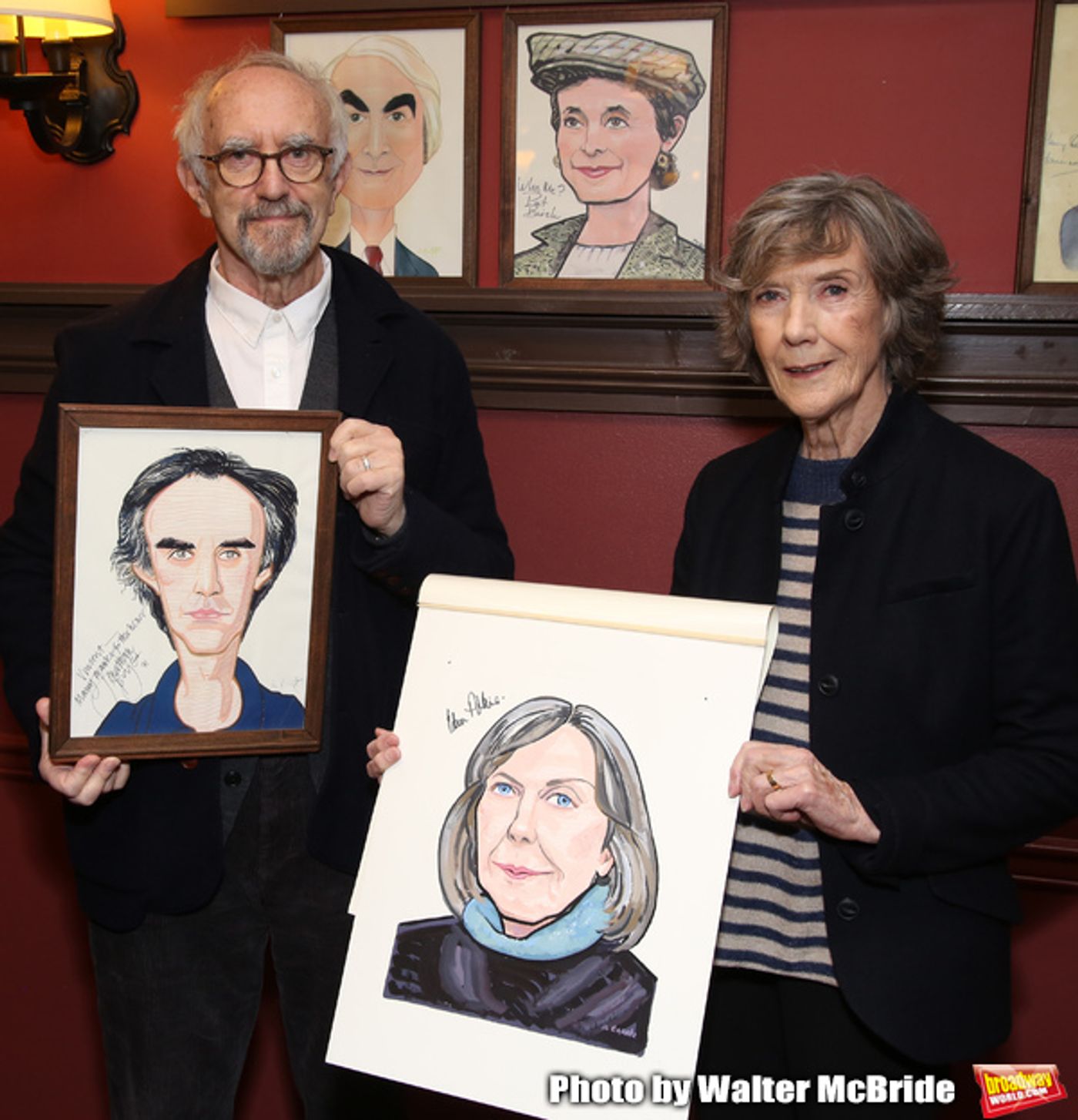 Photo Coverage: Eileen Atkins Receives Portrait at Sardi's  Image