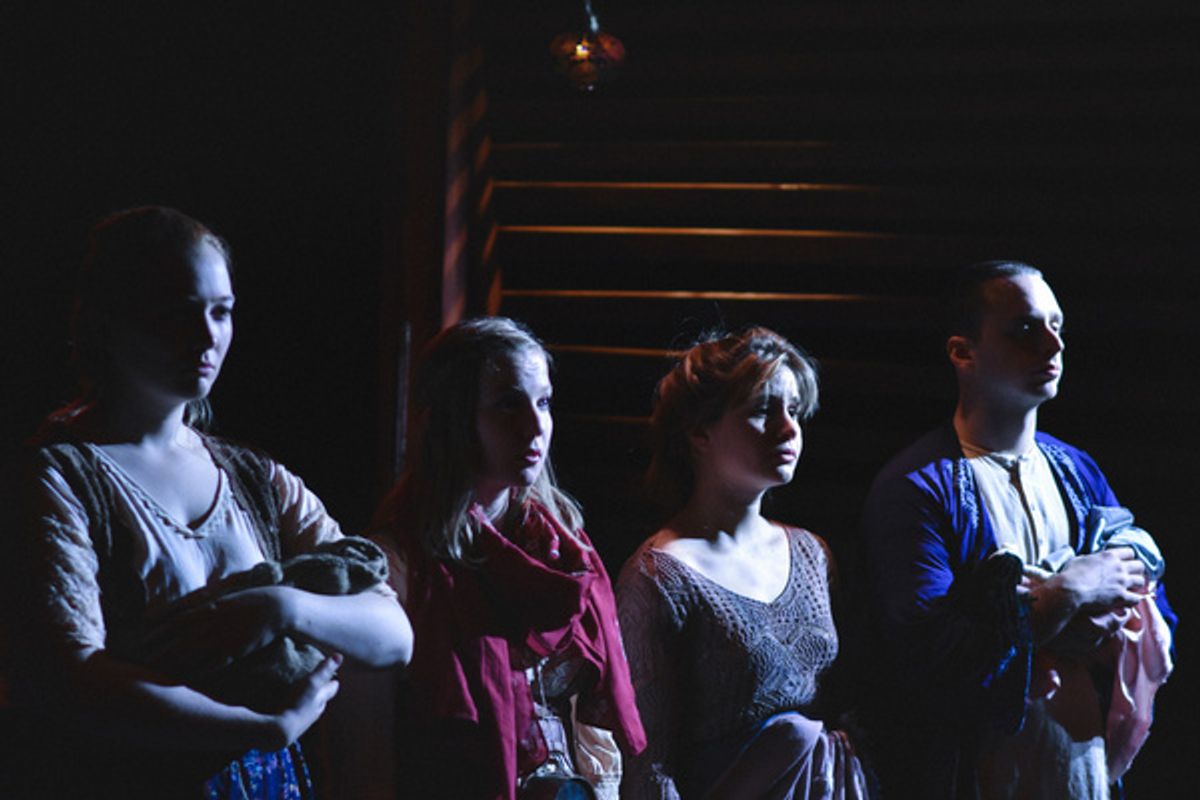 Lindsey Newton, Catherine Giddings, Sarineh Garapetian, Juli n Garnik at 