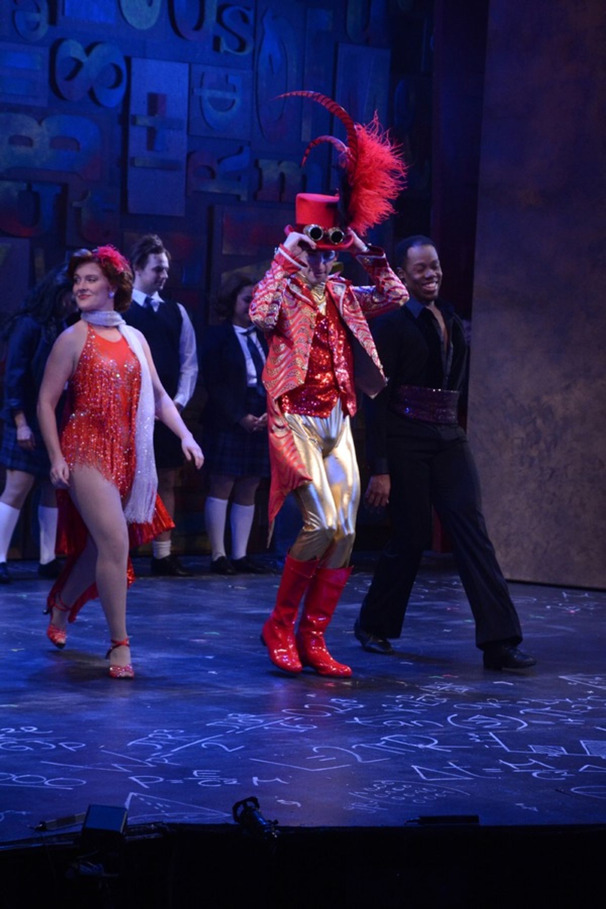 Emily Kelly, Alex Herrera and AJ Lockhart at 