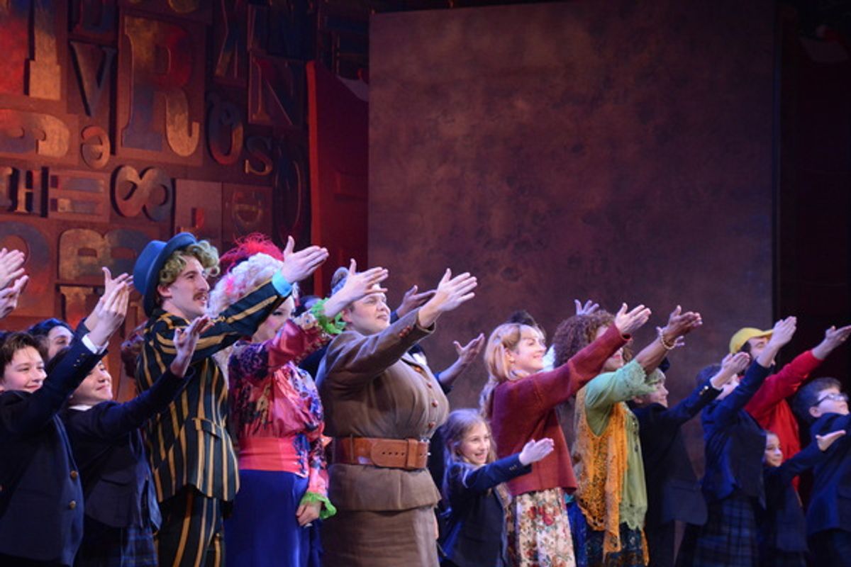 Michael Perrie, Jr., Sara Gallo, Dane Agostinis, AnnaBelle Deaner, Kate Fahrner, Nicole Powell and the cast at 