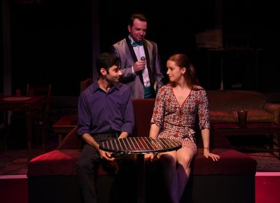 Zamir (Siddhartha Rajan) and Felicity (Tracey Green) enjoy a moment of happiness whil Photo