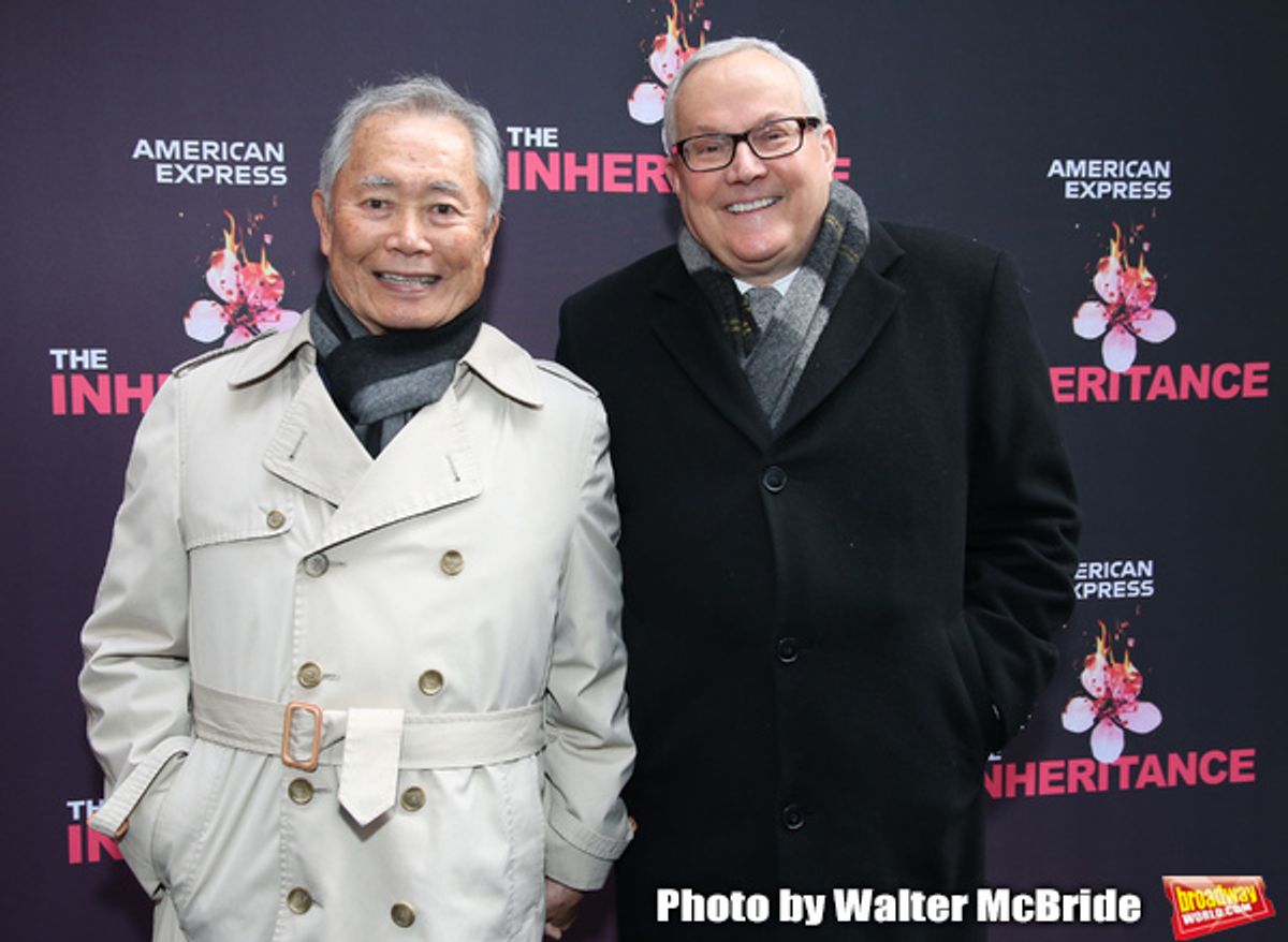George Takei and husband Brad Altman at 