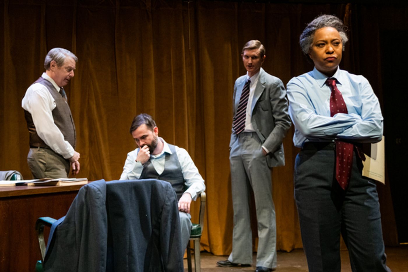 Photo Flash: First Look at CONFIDENCE (AND THE SPEECH) at Theatre Row  Image