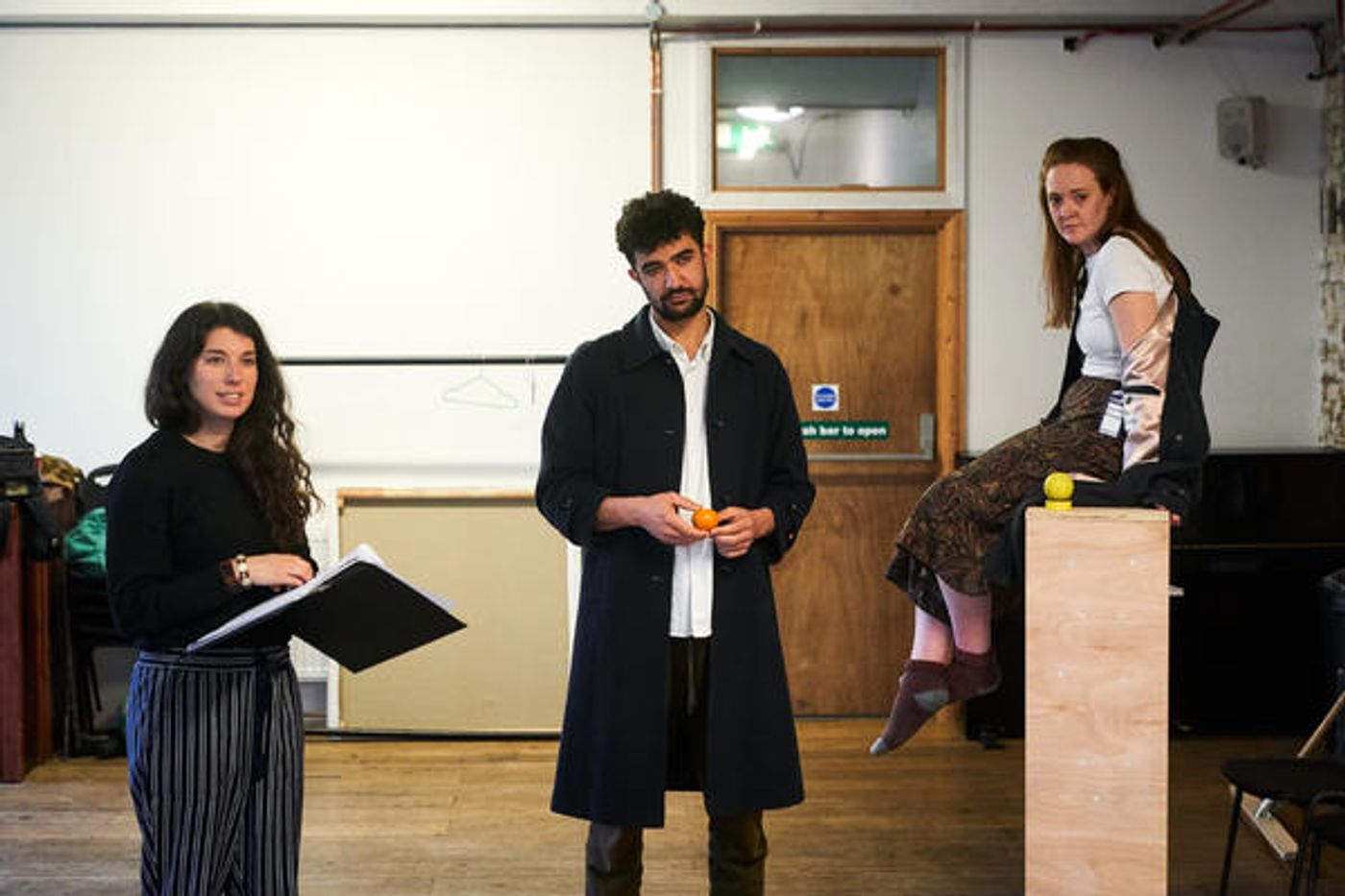 Photo Flash: Inside Rehearsal For HUNGER at Arcola  Image