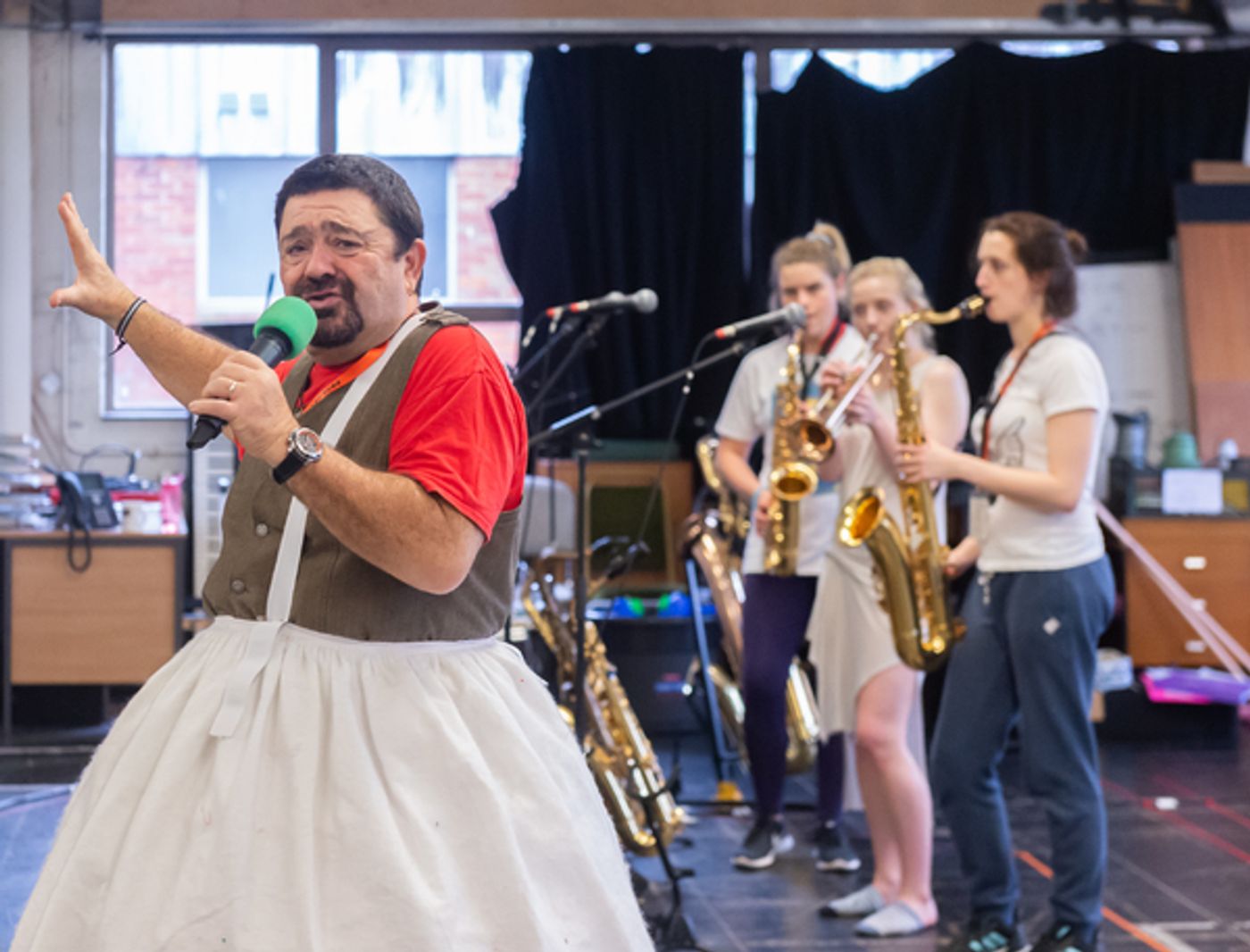 Photo Flash: Inside Rehearsal For JACK AND THE BEANSTALK at Theatr Clywd  Image