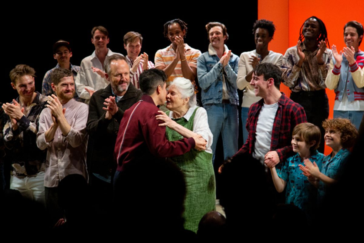 Matthew Lopez and the cast of THE INHERITANCE at 