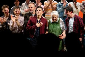 Matthew Lopez and the cast of THE INHERITANCE @ BroadwayWorld Matthew Lopez and the cast of THE INHERITANCE Photo