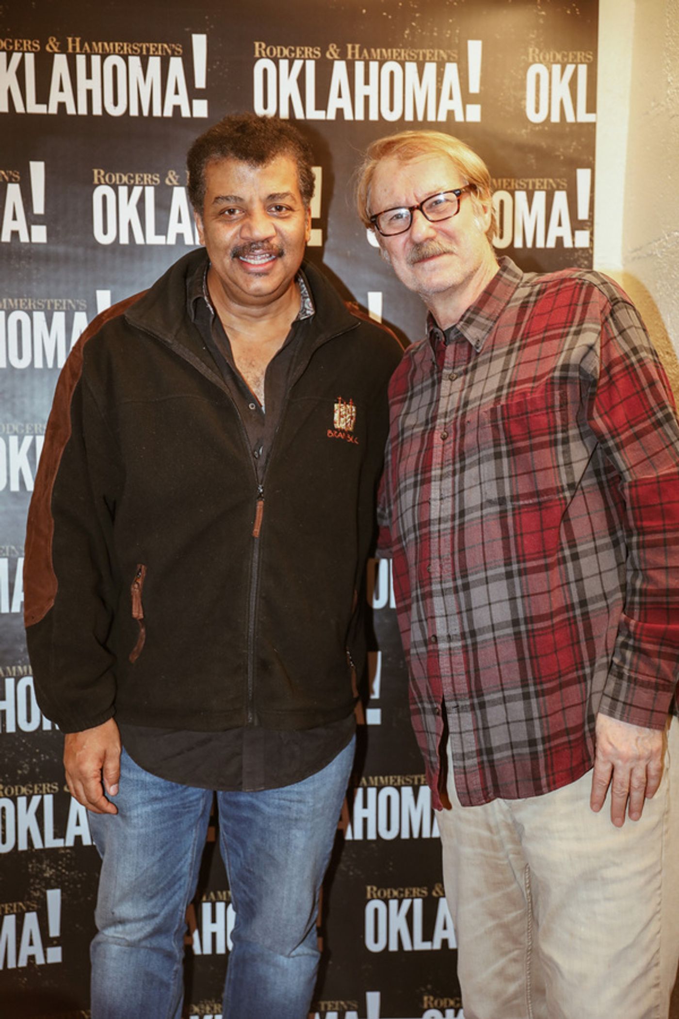 Photo Flash: Jeanna de Waal and Neil deGrasse Tyson Visit OKLAHOMA!  Image