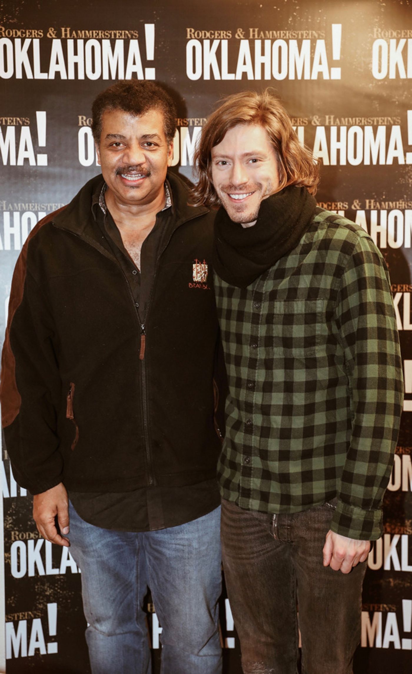 Photo Flash: Jeanna de Waal and Neil deGrasse Tyson Visit OKLAHOMA!  Image