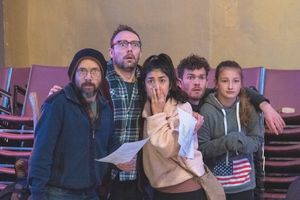 Doug Hara, Jered McLenigan, Leigha Kato, Andrew Betz and Susannah Hughes Photo