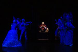  David Rainey as Scrooge with Company Photo